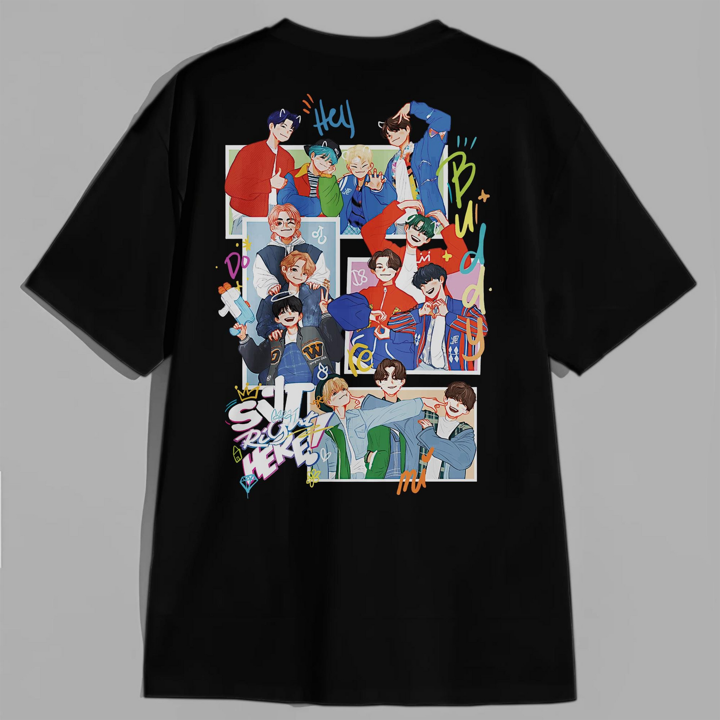 Cute Seventeen Right Here Shirt, Seventeen Shirt, Seventeen Kpop Shirt