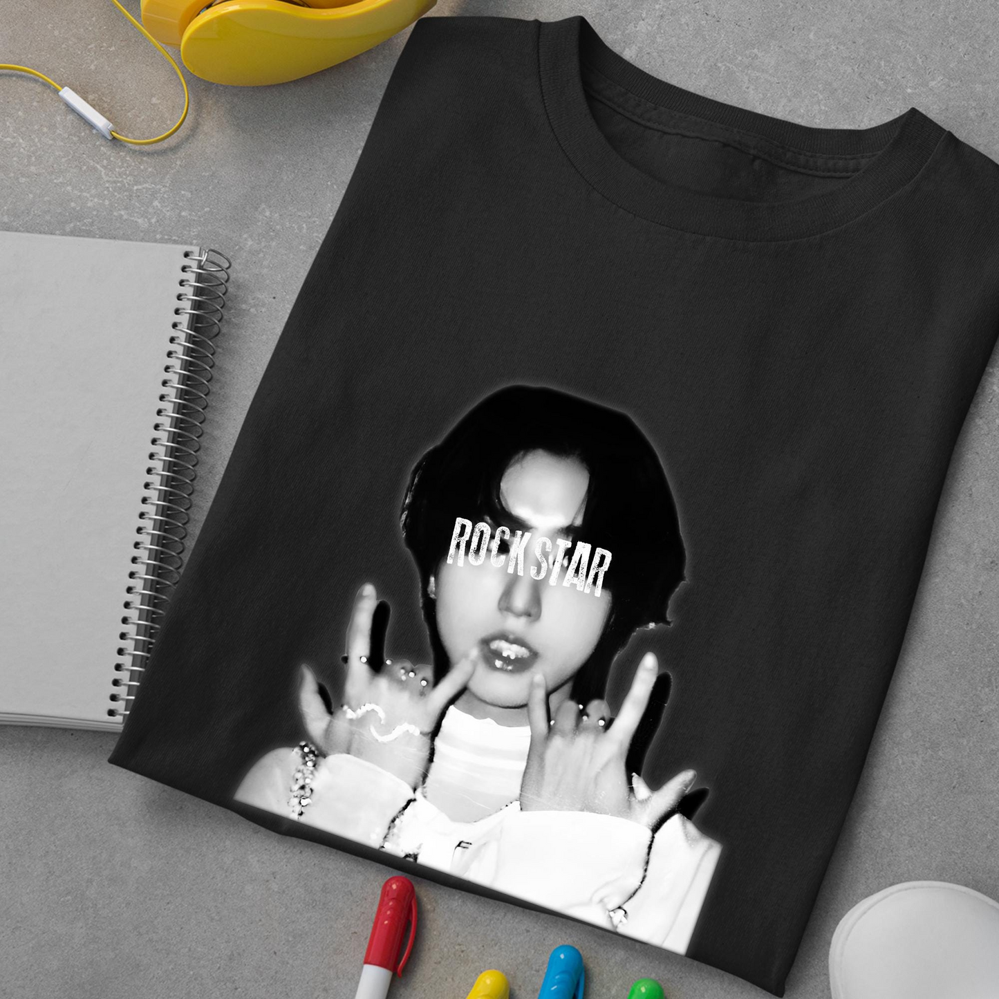 Rockstar Han Jisung Shirt, Stray Kids Rockstar Shirt, SKZ Merch, Stray Kids Shirt