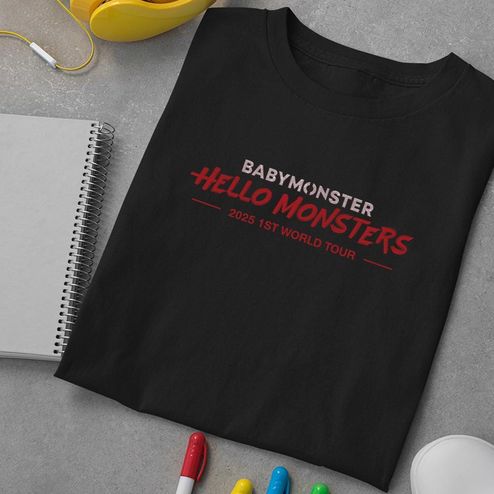 Babymonster Tour T-Shirt, Hello Monsters 1st World Tour Shirt, Babymonster Shirt
