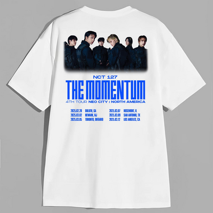 Graphic NCT 127 Shirt, NCT 127 The Momentum Tour Shirt, NCT 127 Merch