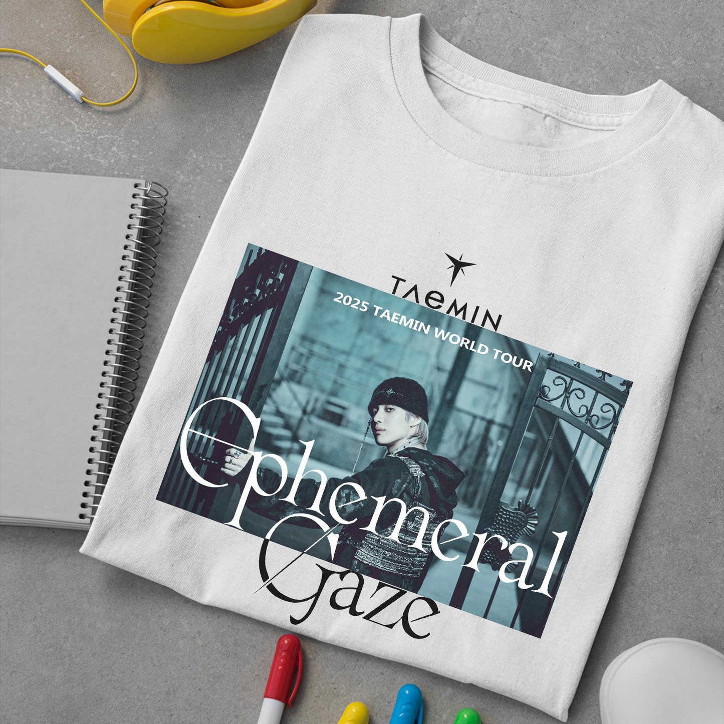 Taemin Ephemeral Gaze Tour Shirt, Shinee Teamin Shirt, Kpop Tour Shirt