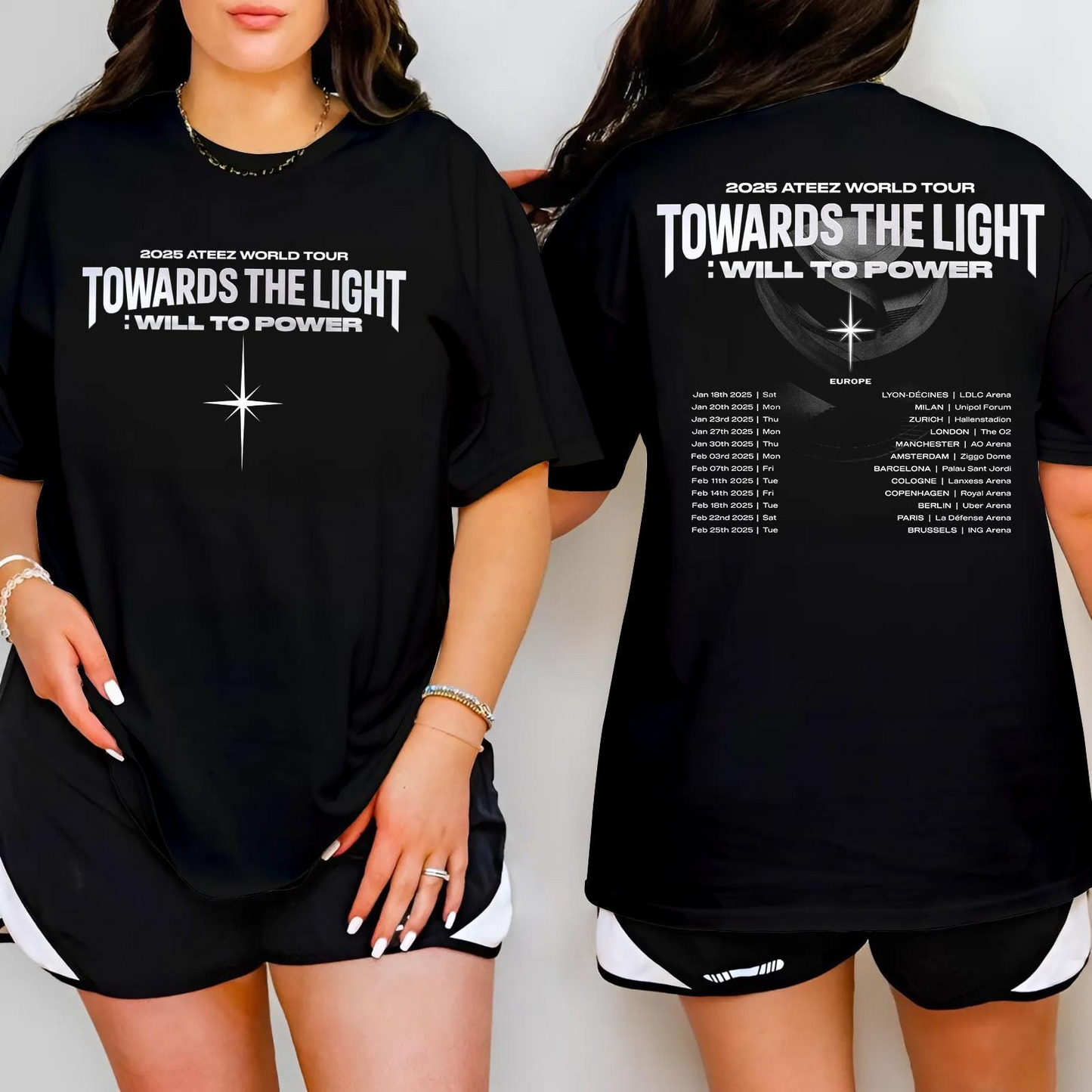 Ateez Towards The Light Shirt, Ateez Tour Shirt, Ateez Kpop Shirt