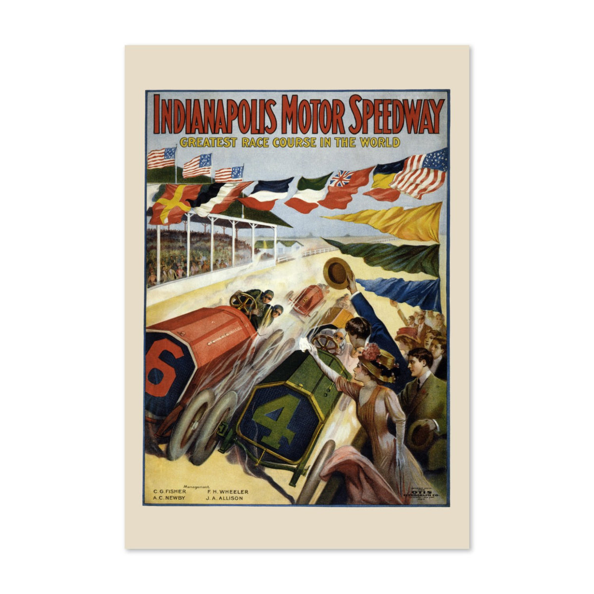 Indianapolis Motor Speedway poster print