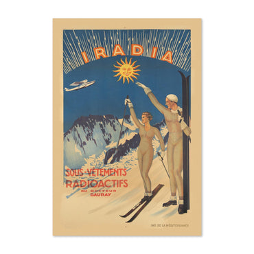 Iradia Radioactive Underwear poster print