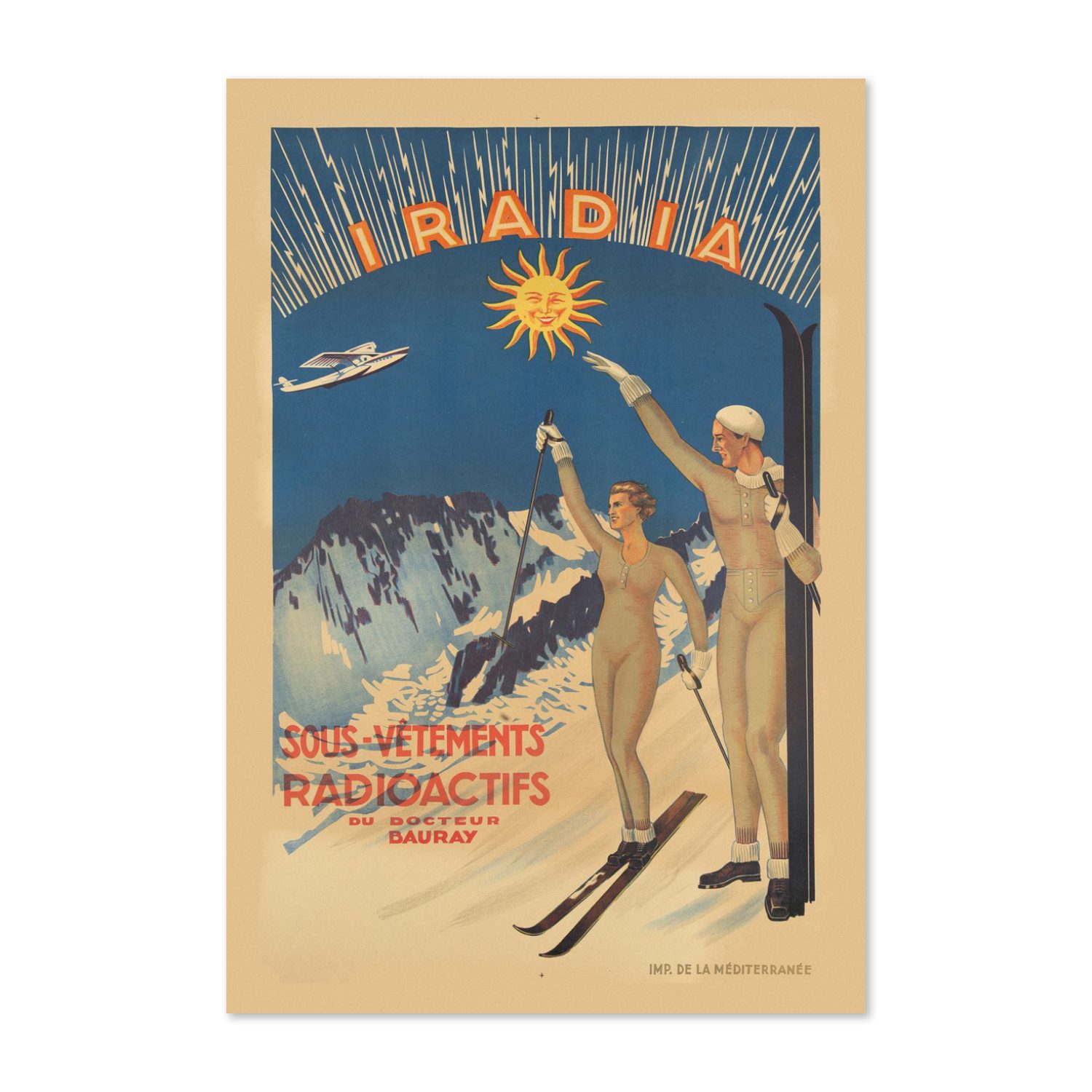 Iradia Radioactive Underwear poster print