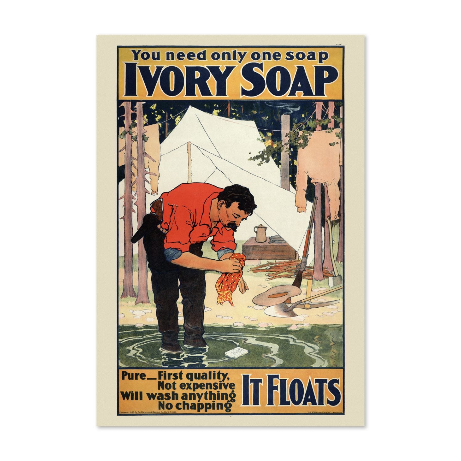 Ivory Soap — It Floats poster print