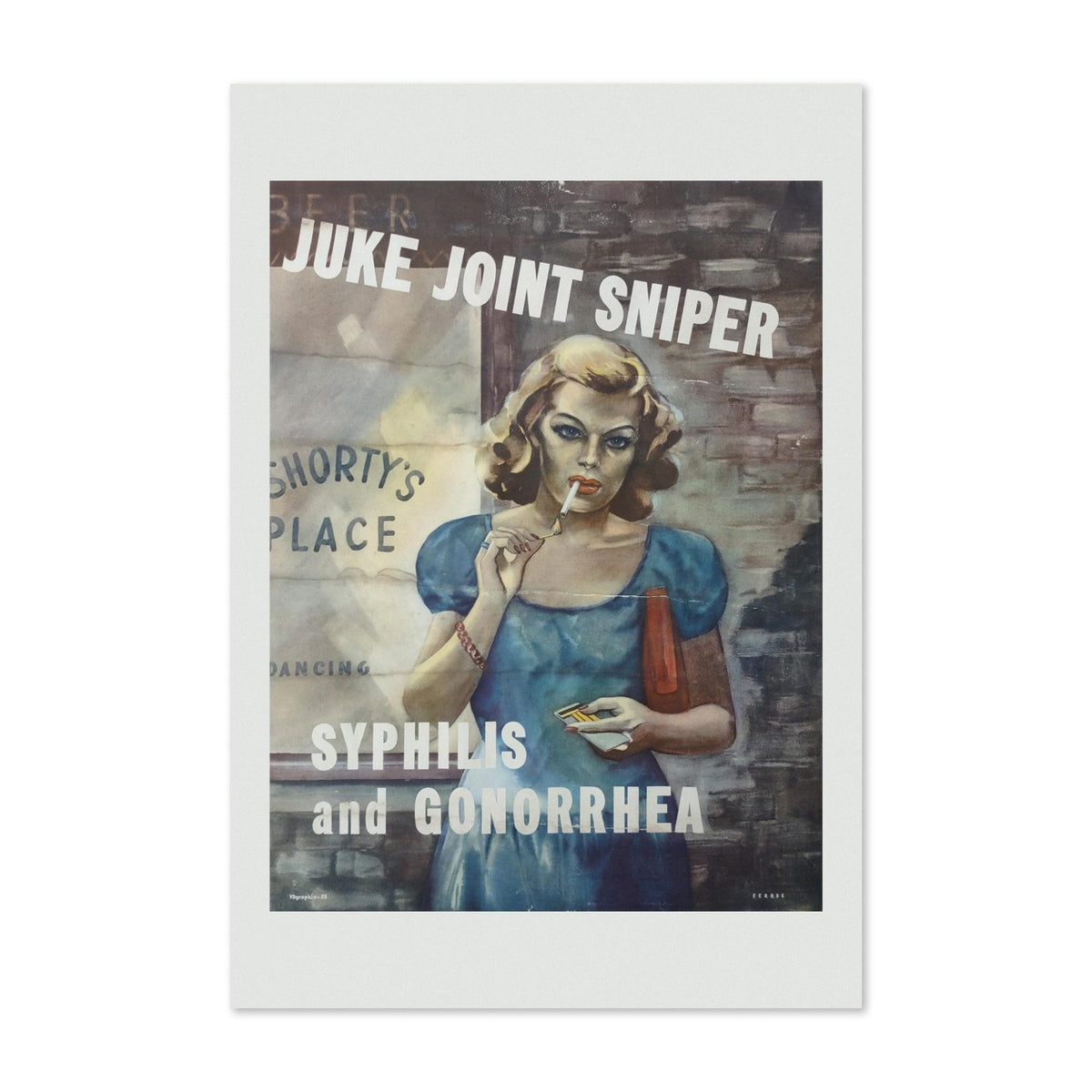 Juke Joint Sniper poster print