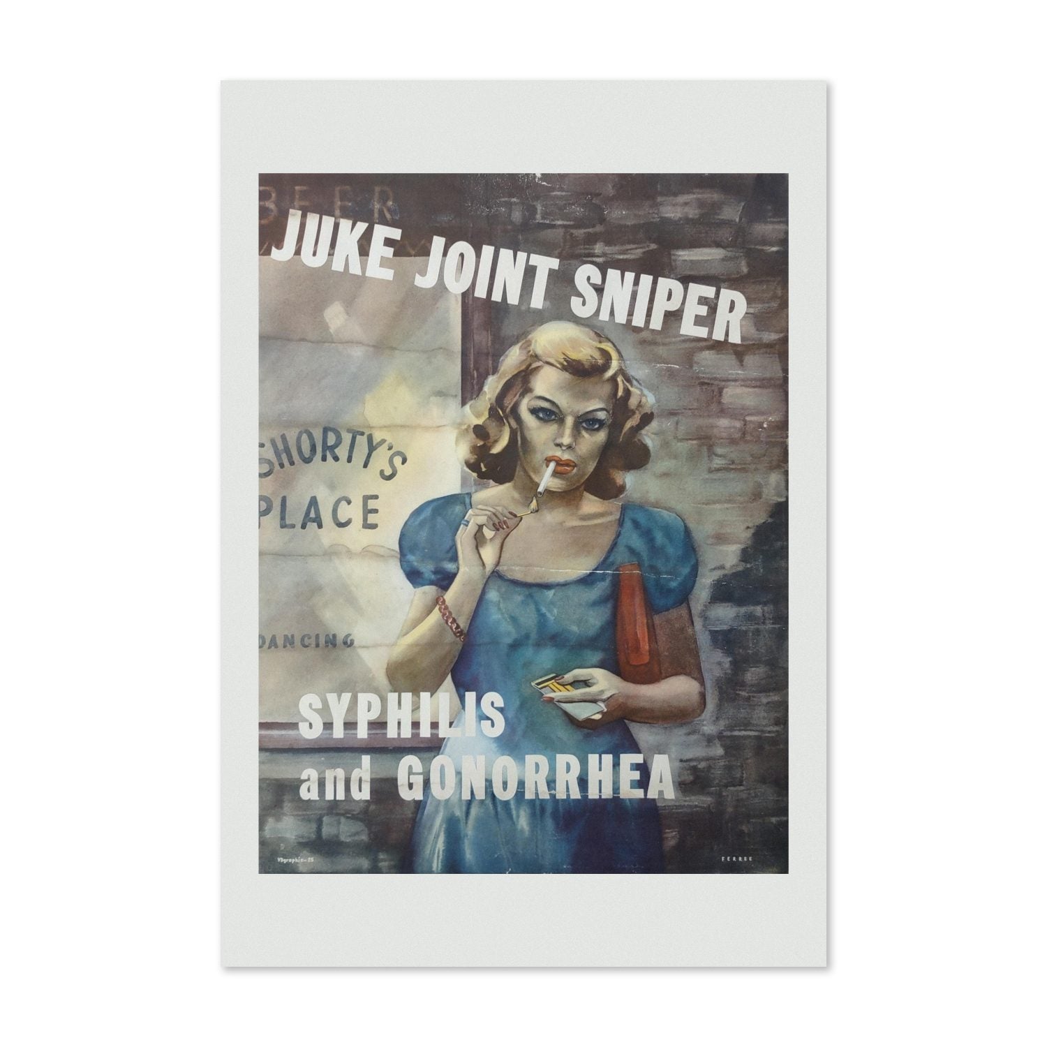 Juke Joint Sniper poster print