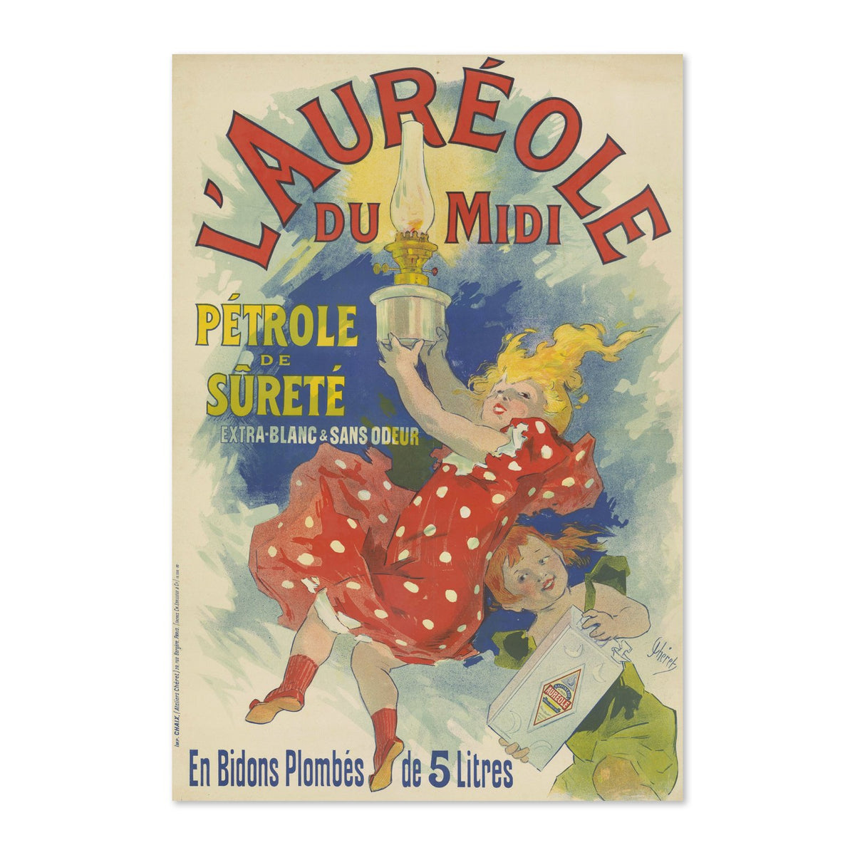 Jules Chéret L'Auréole du Midi poster print