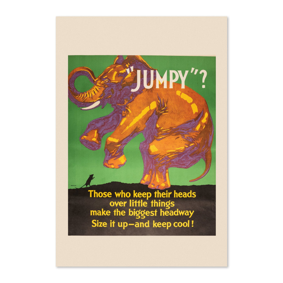 “Jumpy” poster print