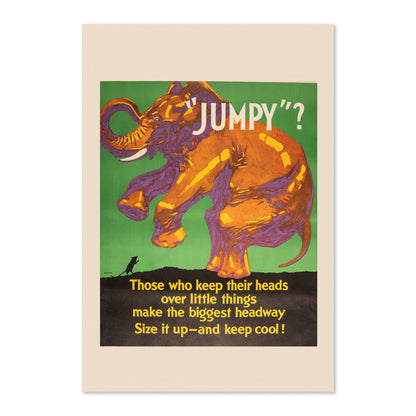 “Jumpy” poster print