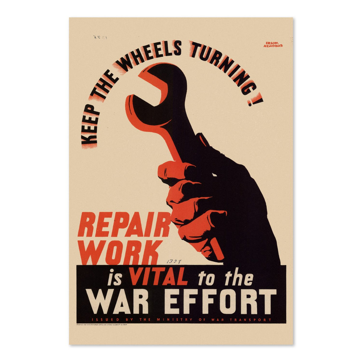Keep the Wheels Turning Repair Work Is Vital poster print