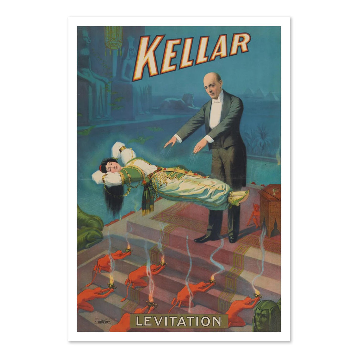 Kellar Levitation poster print