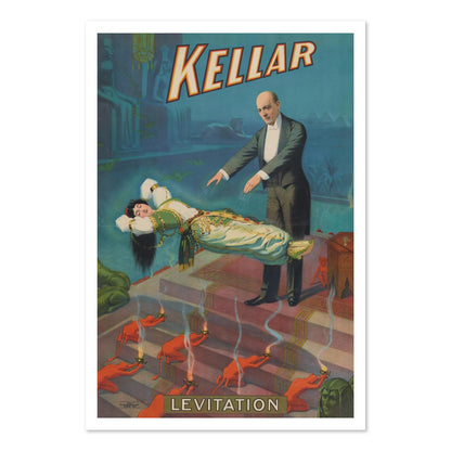 Kellar Levitation poster print
