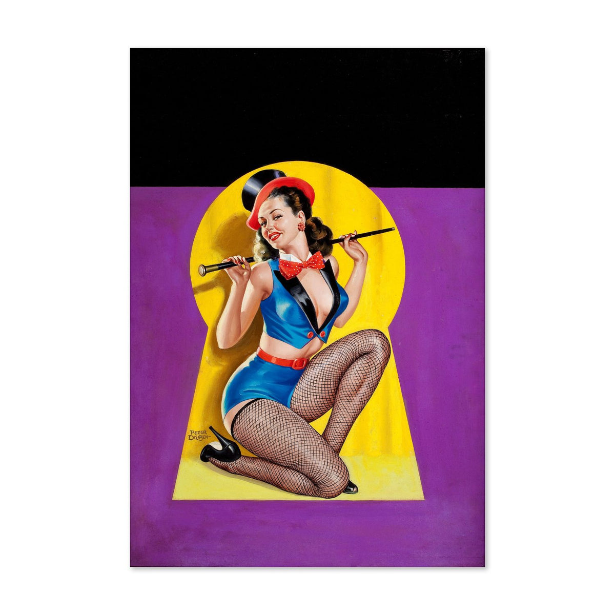 Keyhole Dancer poster print