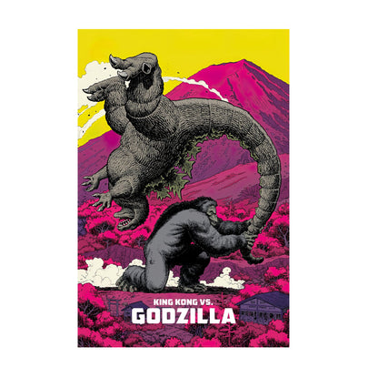 King Kong vs. Godzilla (1962) Movie Pop Art poster print