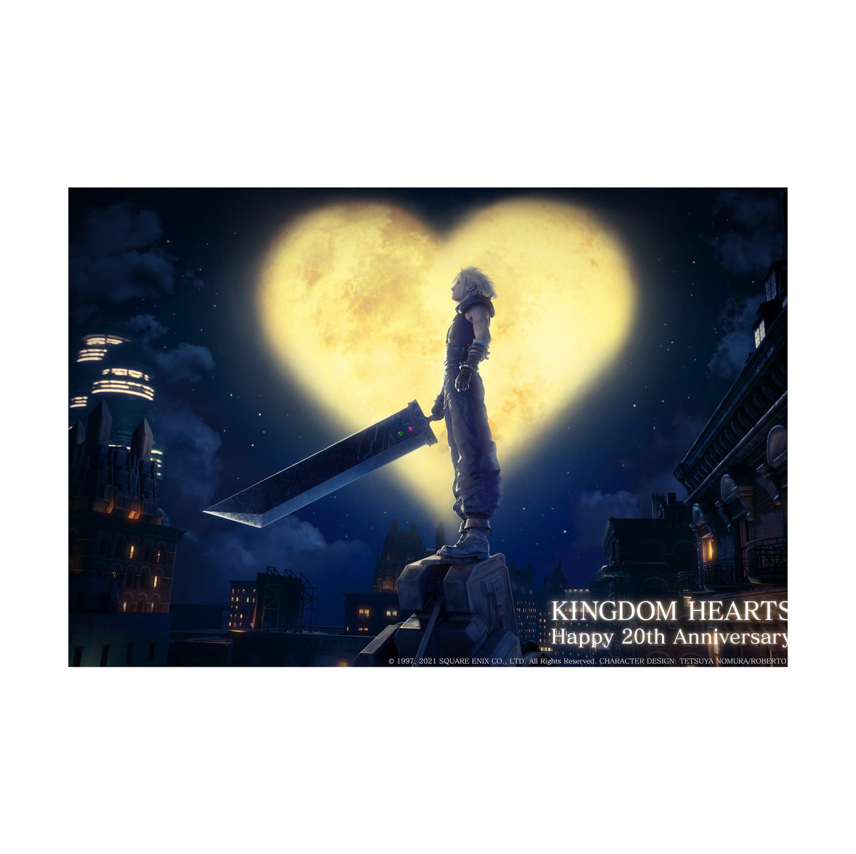 Kingdom Hearts 20th Anniversary Art horizontal poster print