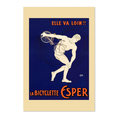La Bicyclette Esper poster print