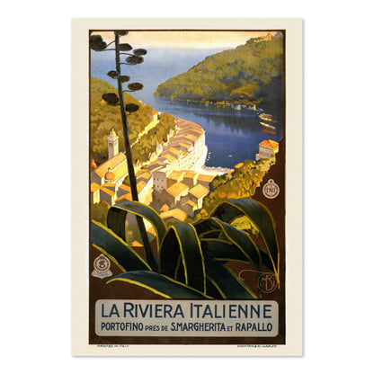 La Riviera Italienne Portofino poster print