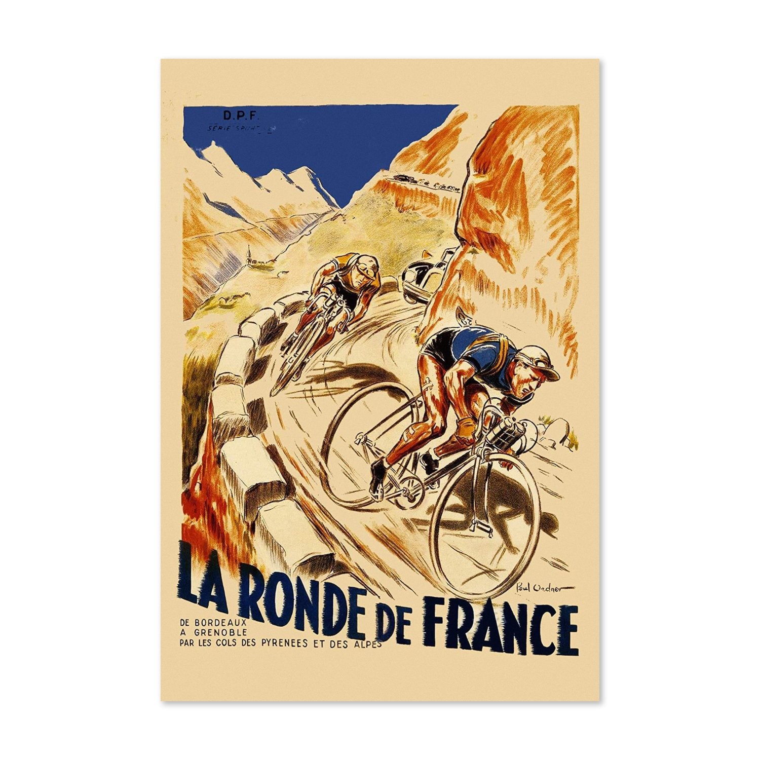 La Ronde de France poster print