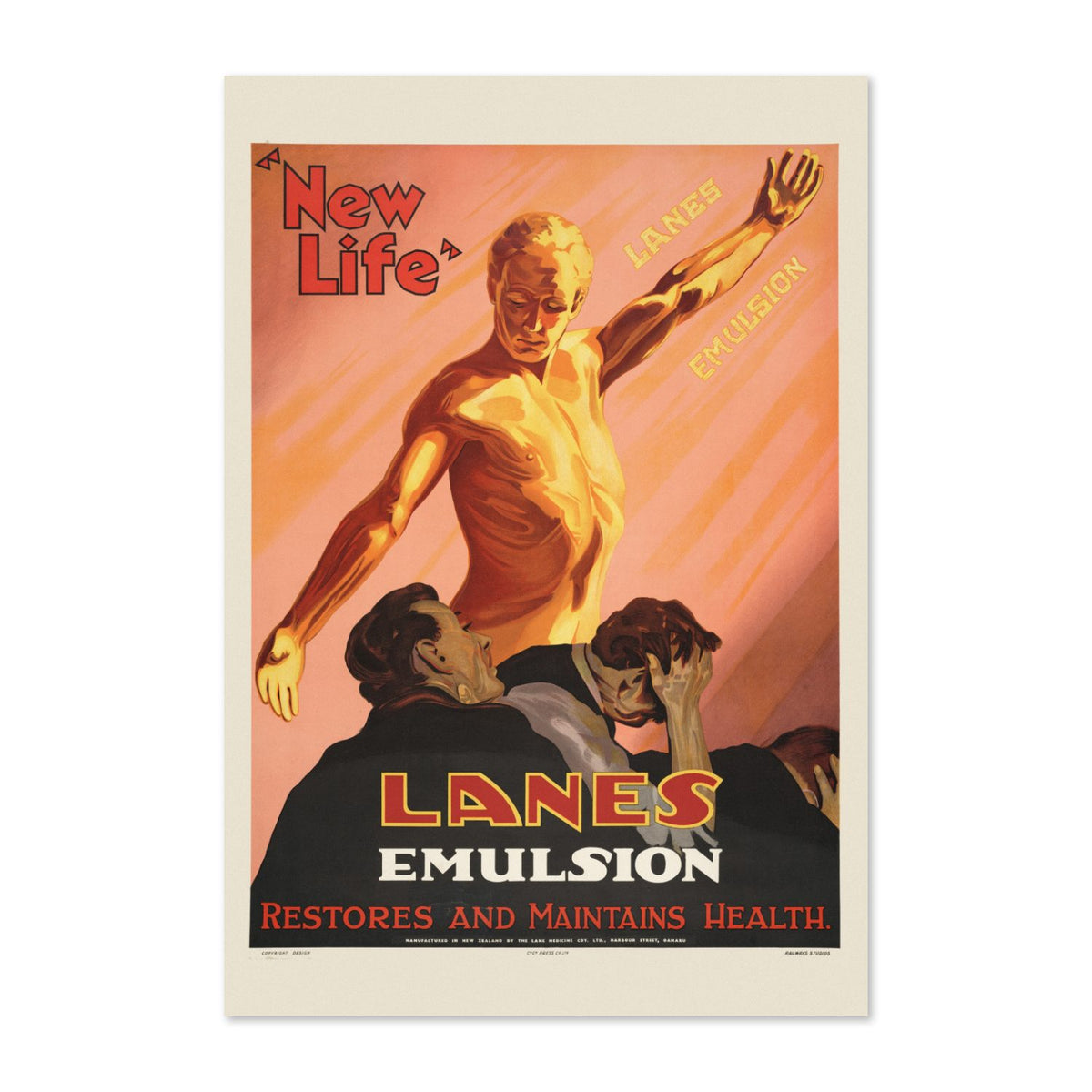 Lanes Emulsion New Life poster print