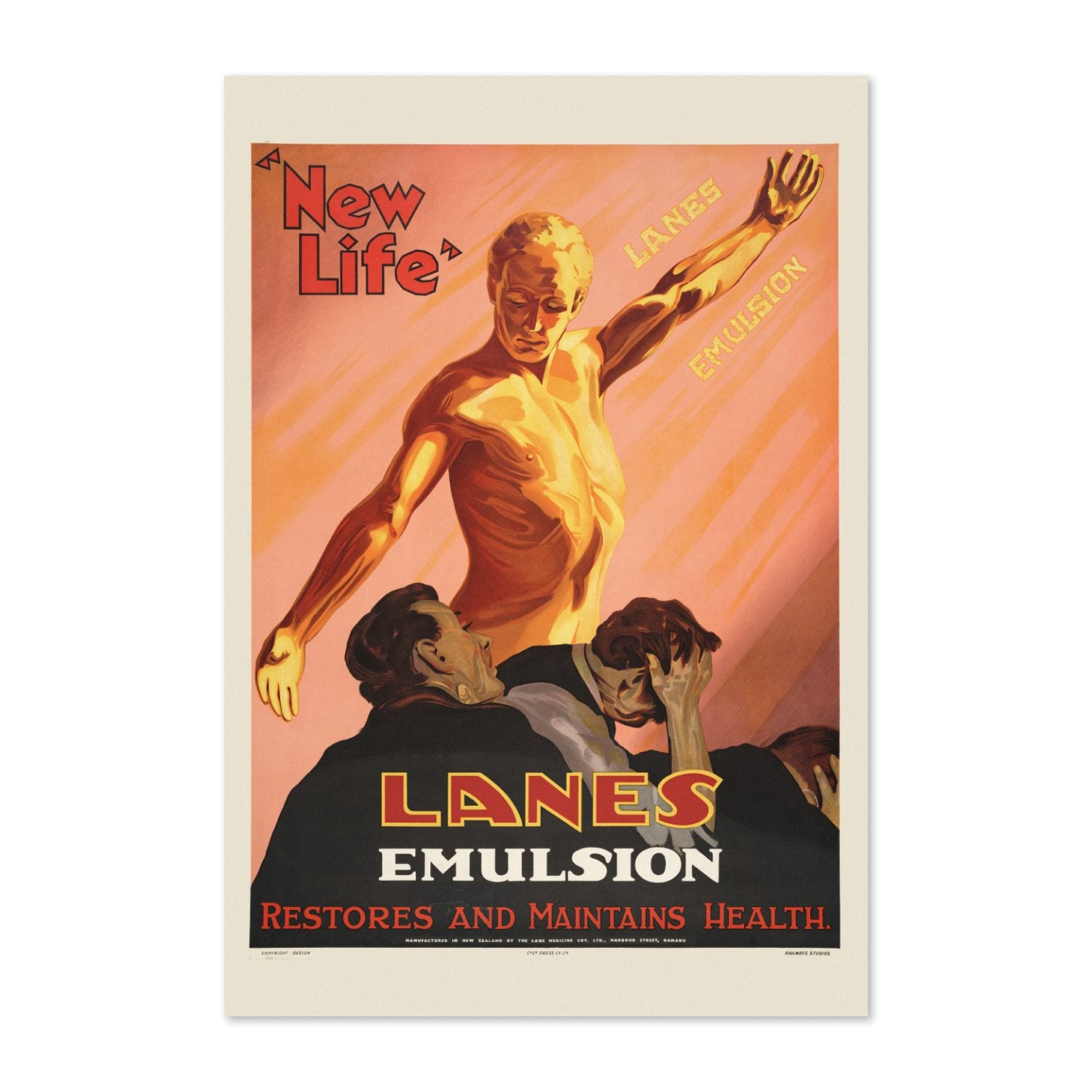 Lanes Emulsion New Life poster print