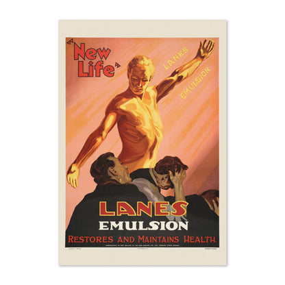 Lanes Emulsion New Life poster print