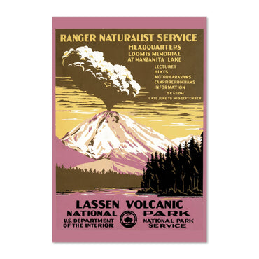 Lassen Volcanic National Park poster print