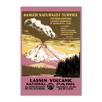 Lassen Volcanic National Park poster print