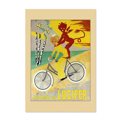 Lucifer Cycles Joie d Enfer poster print