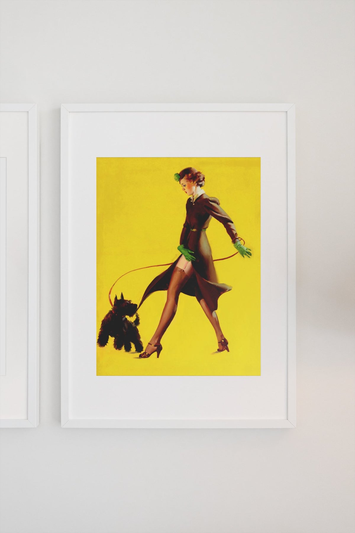 Man's Best Friend by Gil Elvgren, pin-up poster — gallery wall