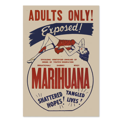 Marihuana Exposed poster print