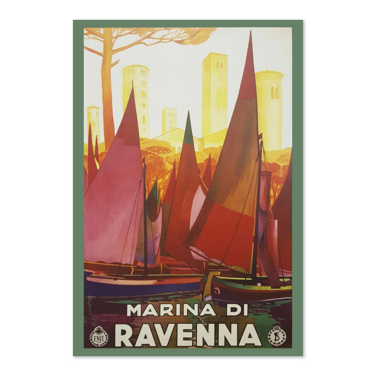 Marina di Ravenna poster print