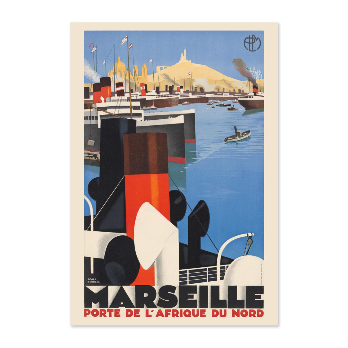 Marseille Porte de l Afrique du Nord poster print