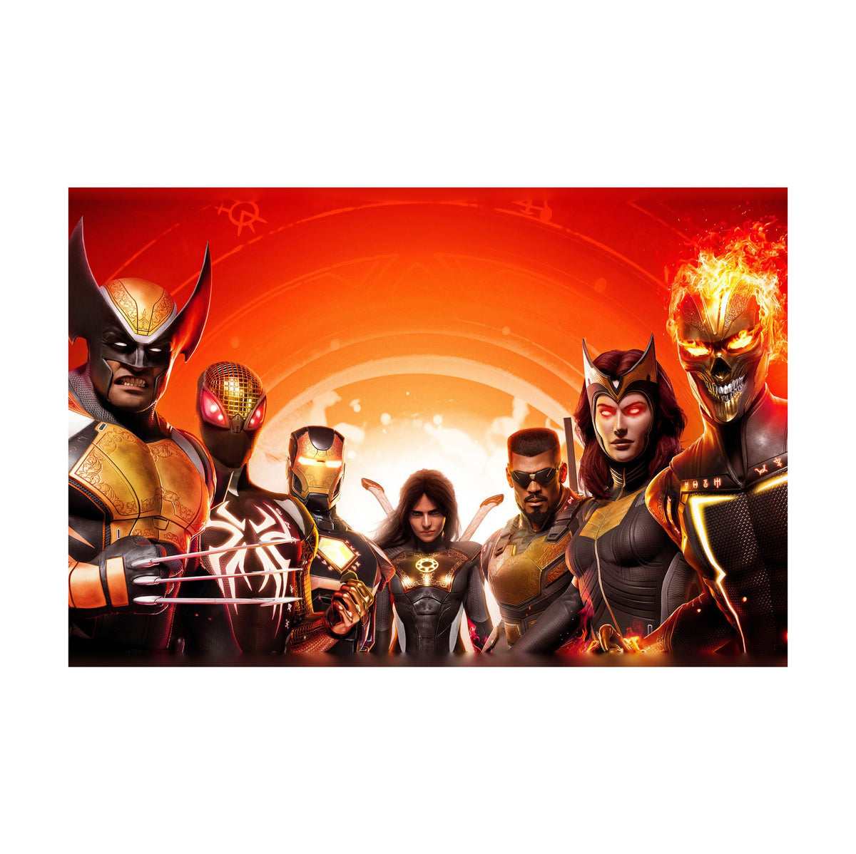 Marvel's Midnight Suns Digital Edition Key Art horizontal poster print