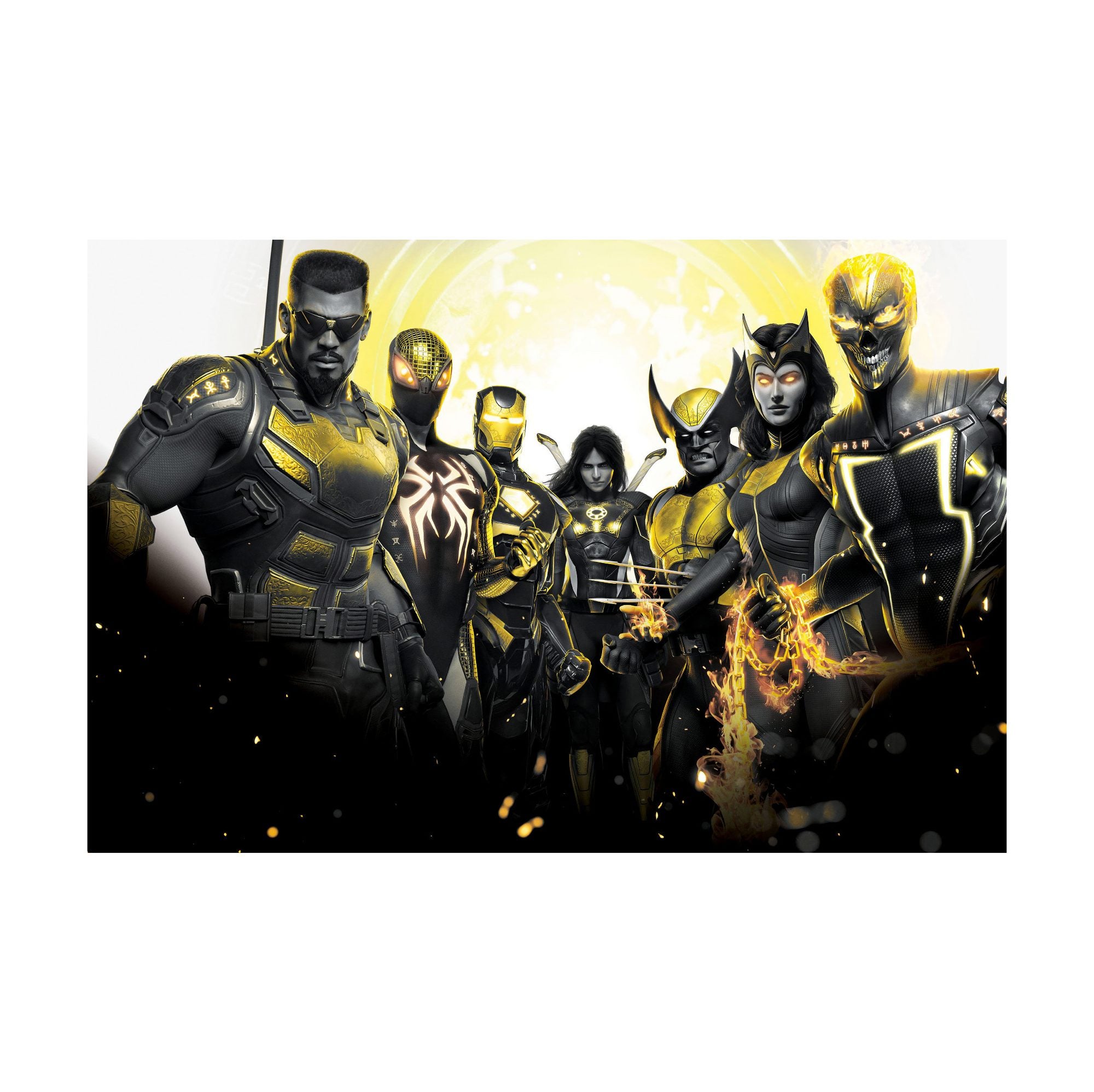 Marvel's Midnight Suns Enhanced Edition Key Art horizontal poster print