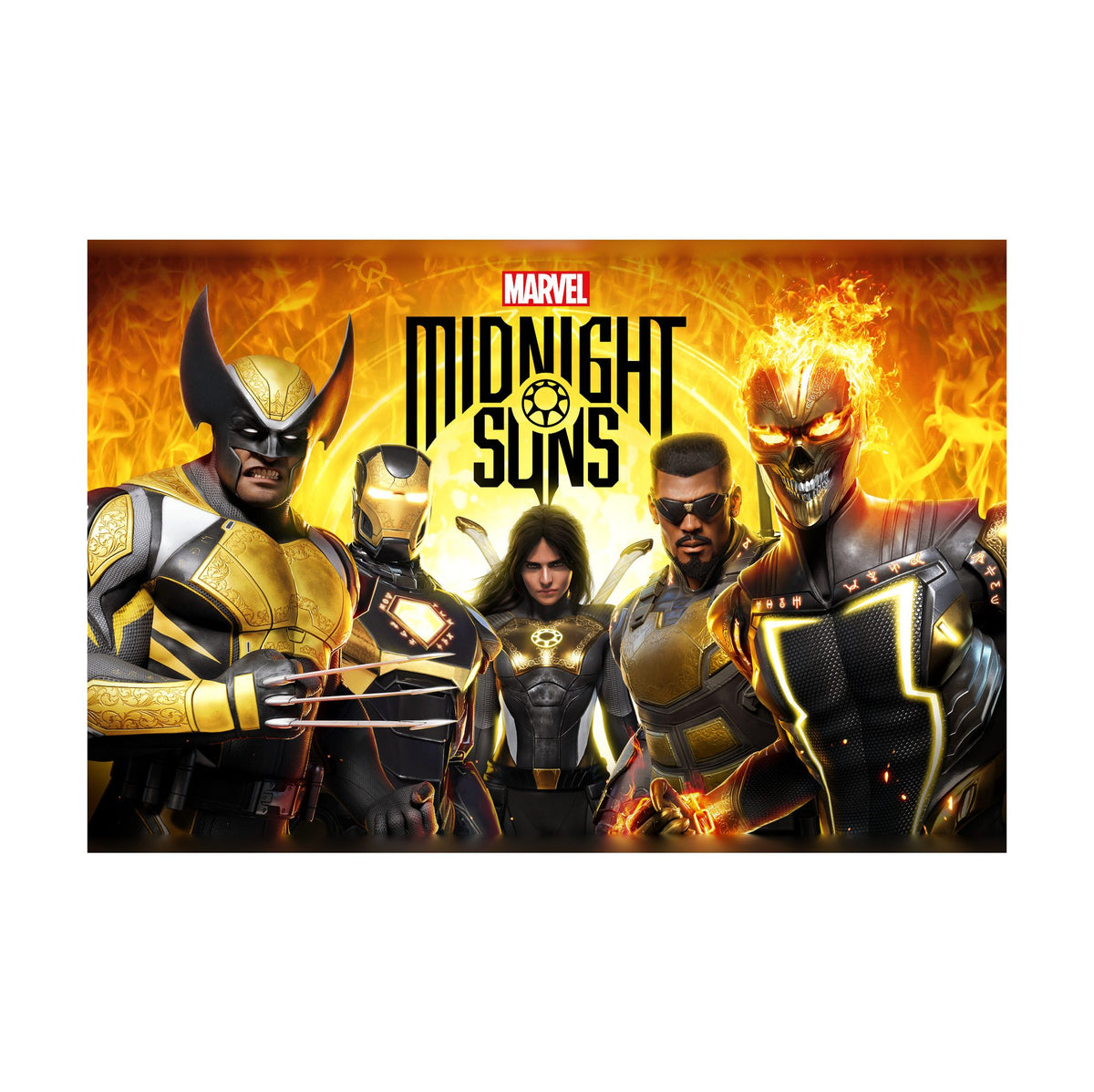 Marvel's Midnight Suns Key Art horizontal poster print