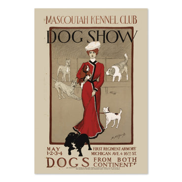 Mascoutah Kennel Club Dog Show poster print
