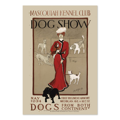 Mascoutah Kennel Club Dog Show poster print