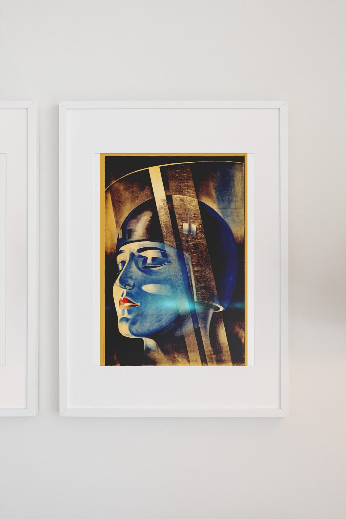 Metropolis poster on a light wall