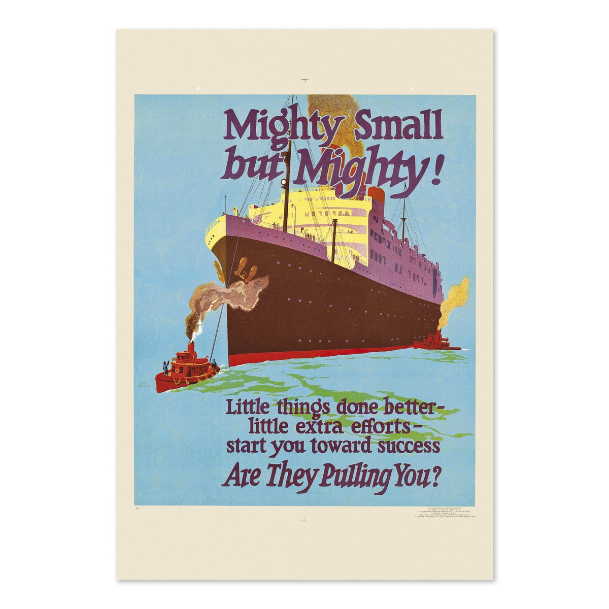 Mighty Small but Mighty poster print