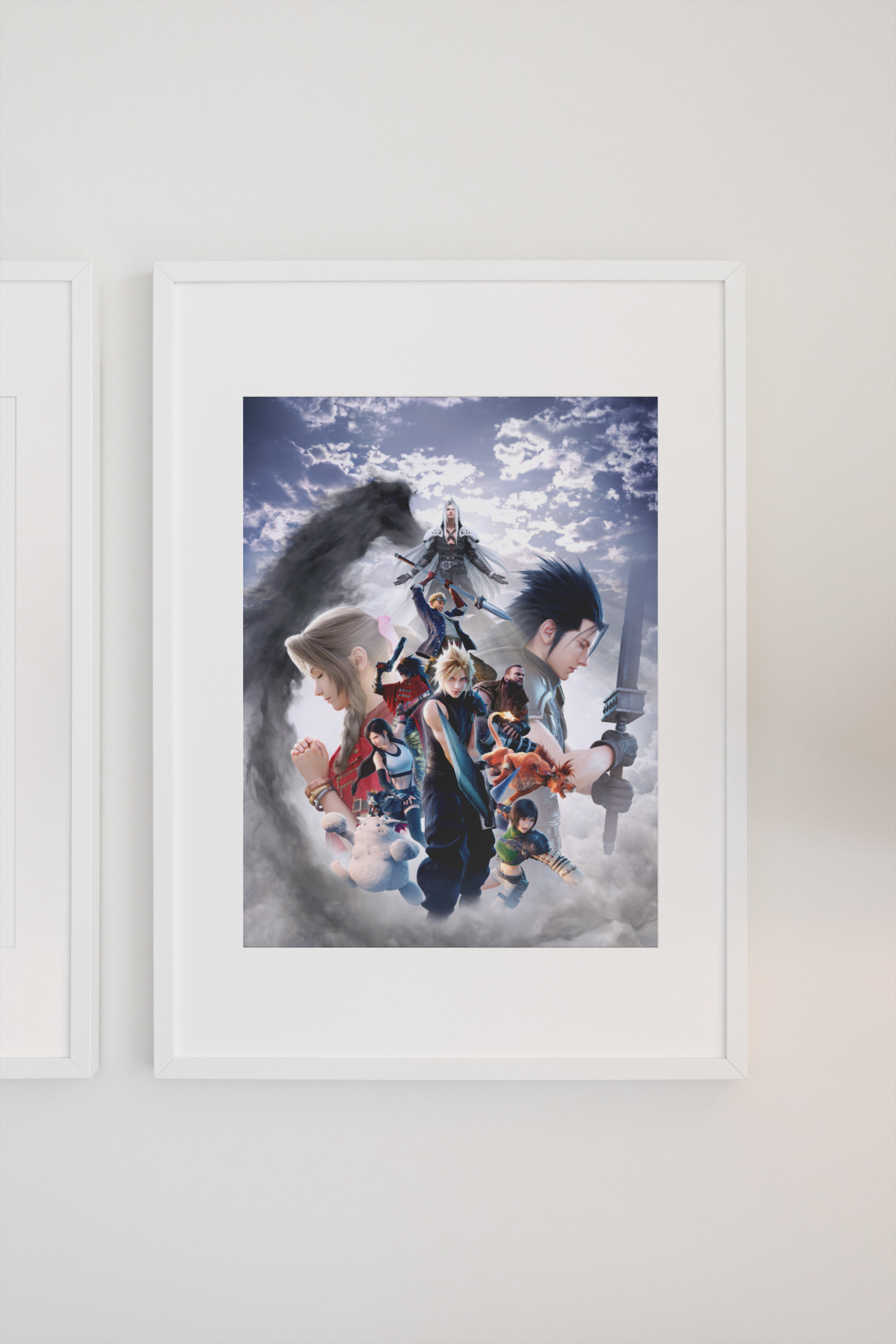 Final Fantasy VII Revelation Poster — Cast Collage Key Art Print | JRPG Wall Art