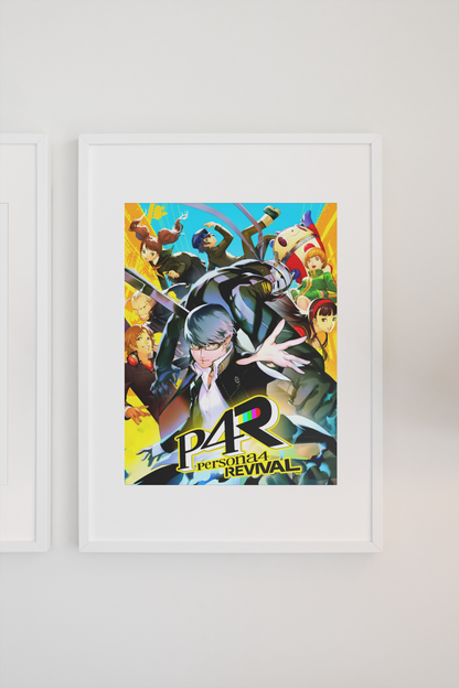 Persona 4 Revival Poster — Official Key Art Print | JRPG Anime Wall Art