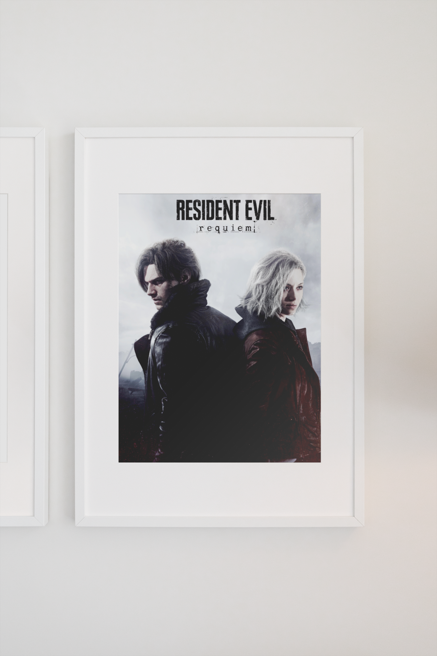 Resident Evil Requiem Poster — Key Art Print | Capcom Survival Horror Gaming Wall Art
