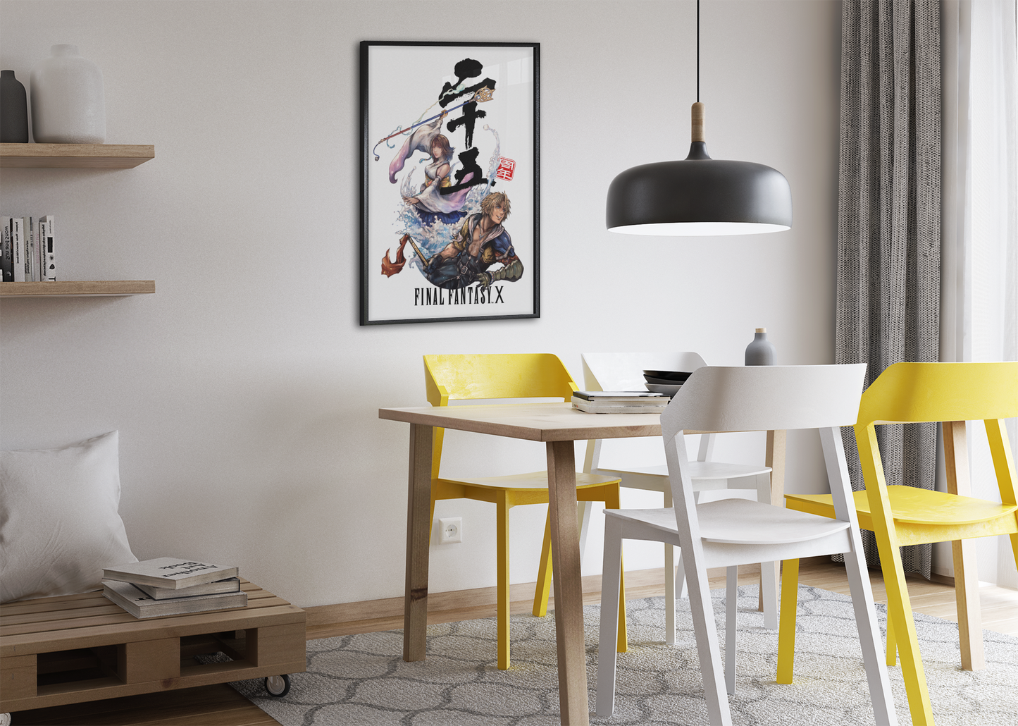 Final Fantasy X 25th Anniversary Poster — Tidus & Yuna Official Art Print | JRPG Wall Art