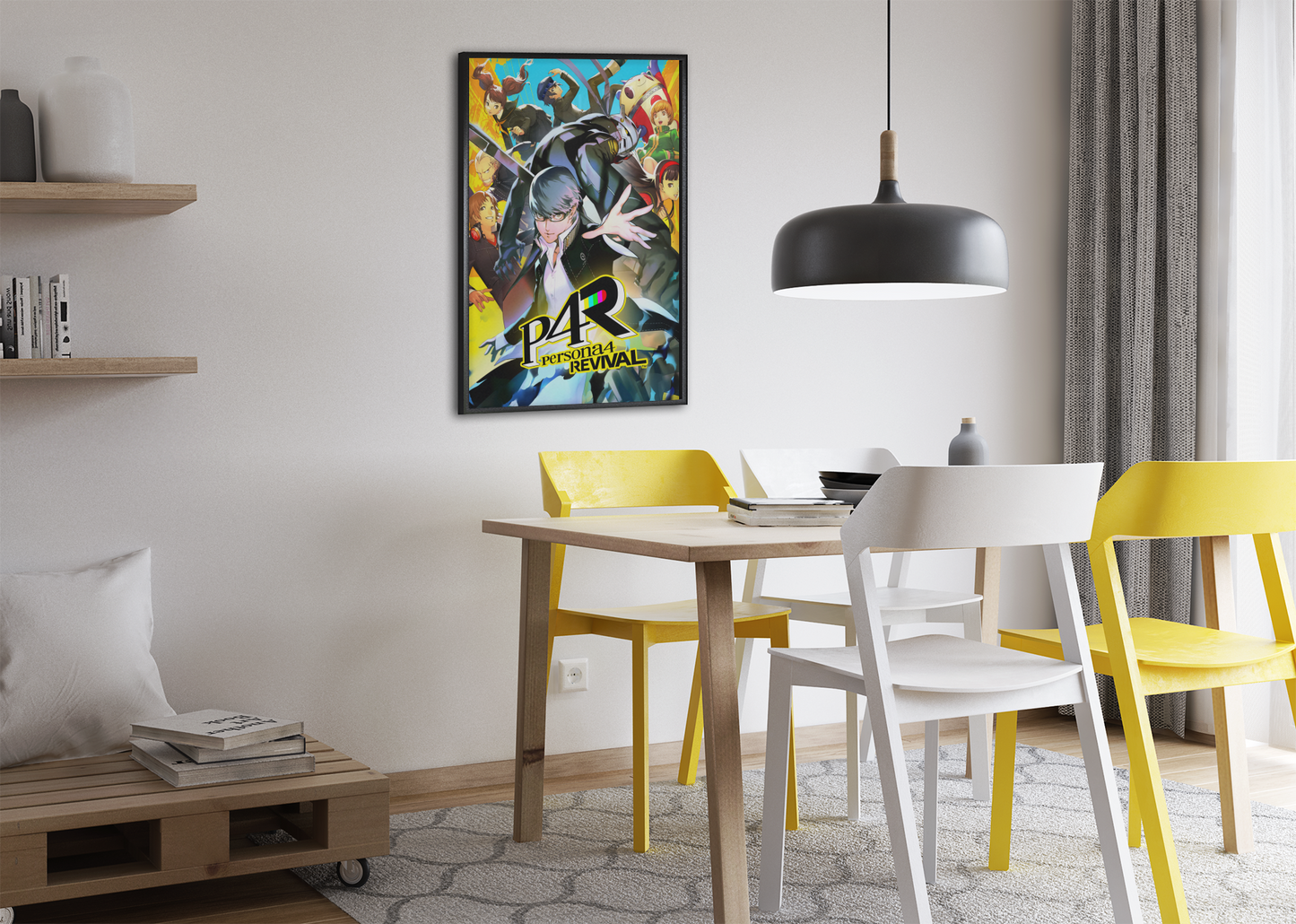 Persona 4 Revival Poster — Official Key Art Print | JRPG Anime Wall Art