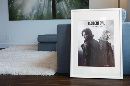 Resident Evil Requiem Poster — Key Art Print | Capcom Survival Horror Gaming Wall Art