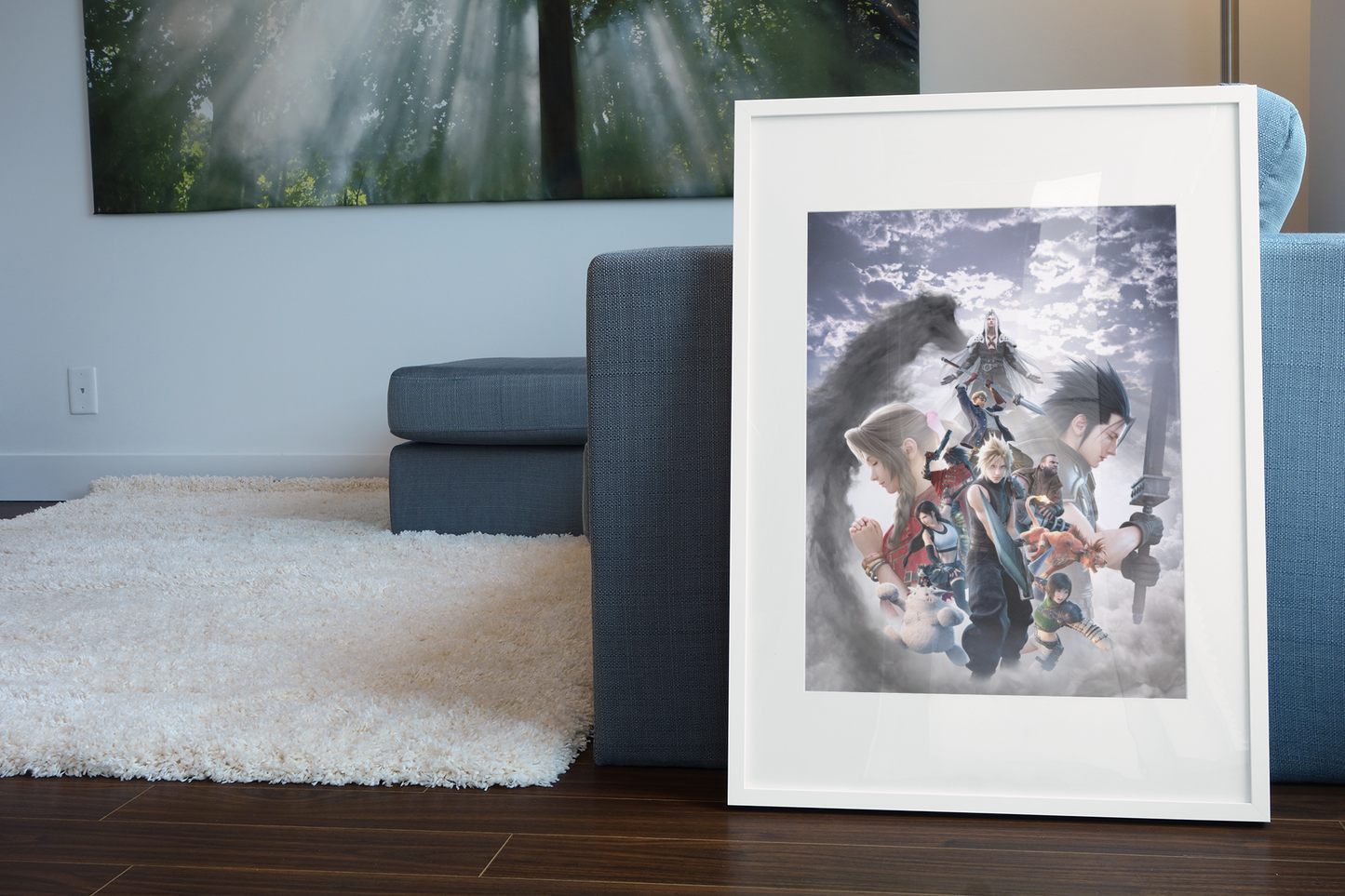 Final Fantasy VII Revelation Poster — Cast Collage Key Art Print | JRPG Wall Art