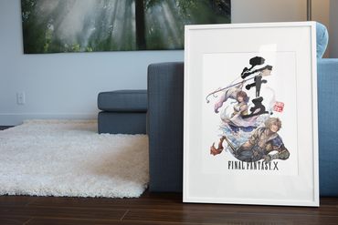 Final Fantasy X 25th Anniversary Poster — Tidus & Yuna Official Art Print | JRPG Wall Art