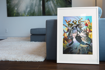 Persona 4 Revival Poster — No Logo Key Art Print | JRPG Anime Wall Art